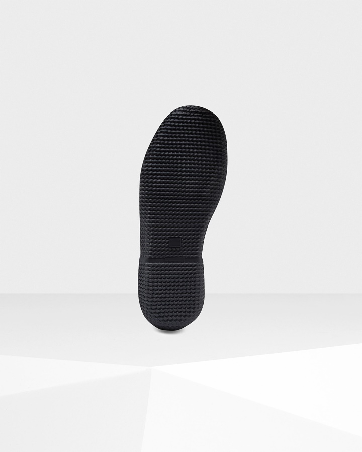 Hunter Męskie Ocieplane Wegańskie Buty Z Owczej Skóry Hunter Navy