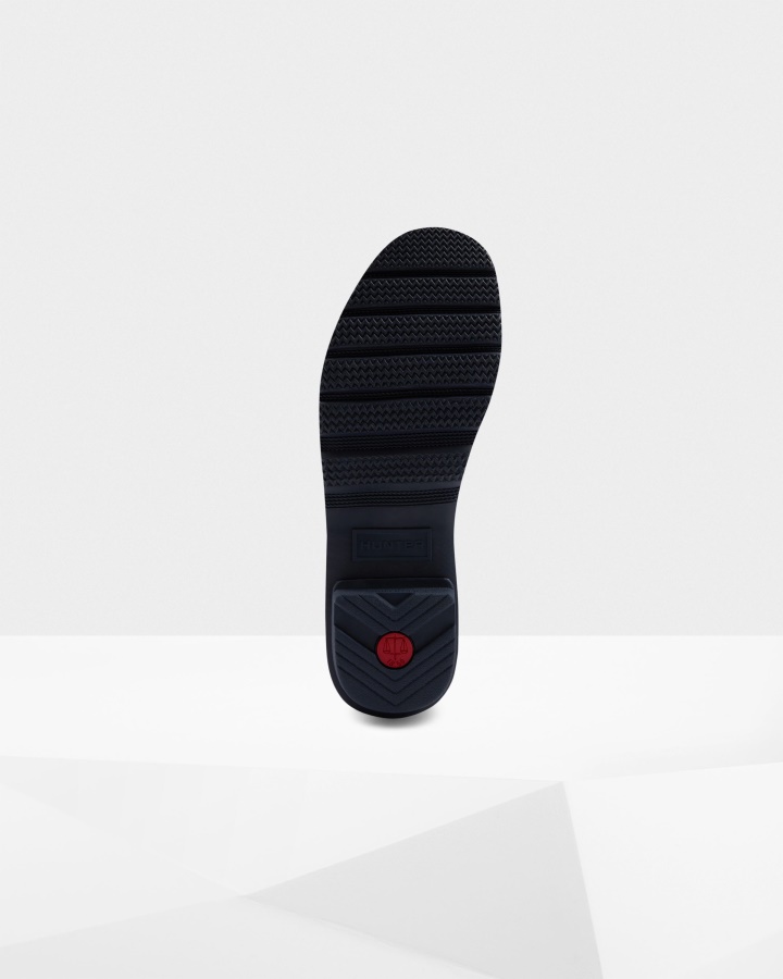 Ocieplane Buty Damskie Chelsea Hunter Granatowe