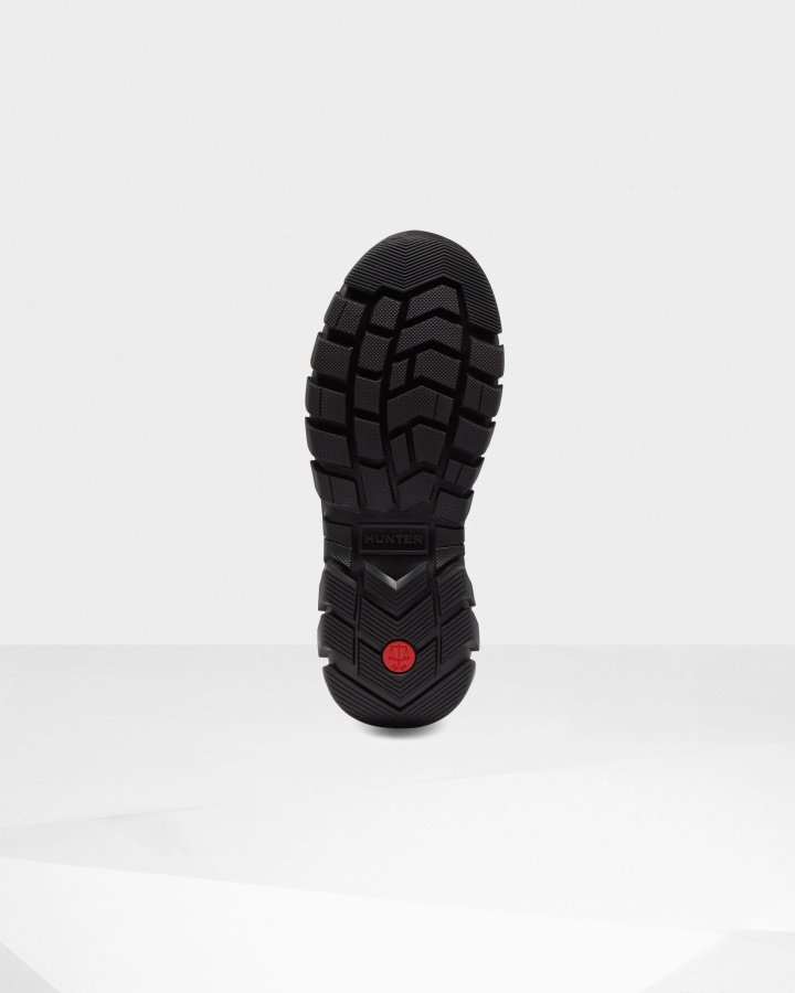 Ocieplane Damskie śniegowce Za Kostkę Hunter Czarne