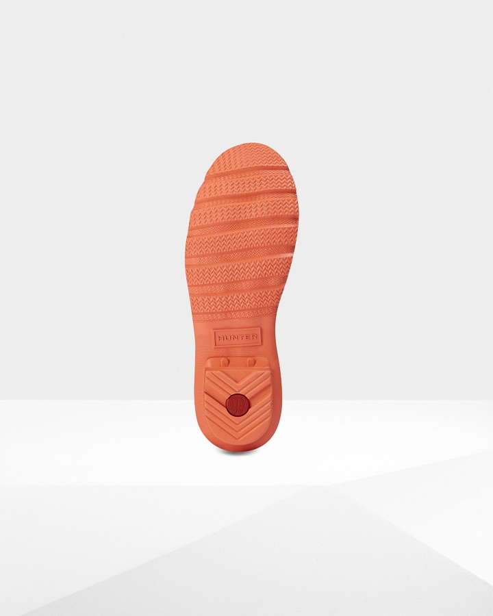 Hunter Damskie Krótkie Kalosze Nebula Alpejski Mak Pomarańczowy