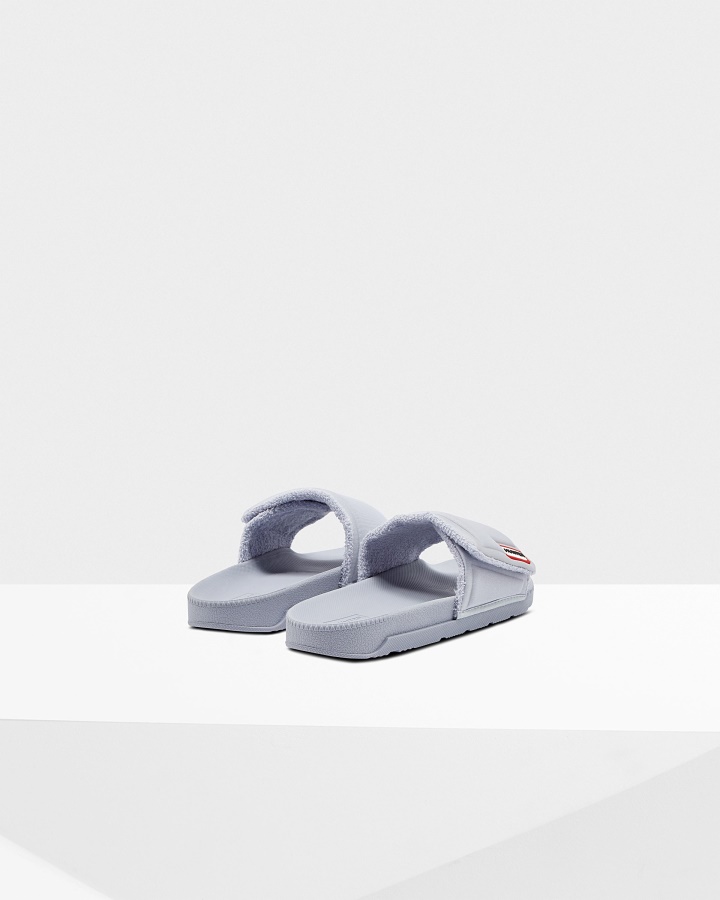 Regulowane Klapki Damskie Hunter Arktic Iris Blue