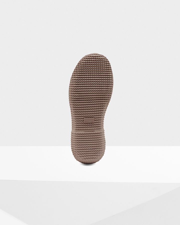 Hunter Damskie Ocieplane Wegańskie Buty Z Owczej Skóry Hibiskus Różowy