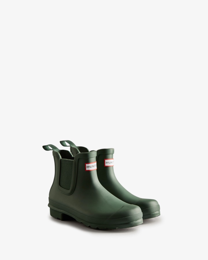 Oryginalne Damskie Buty Chelsea Hunter Hunter Green