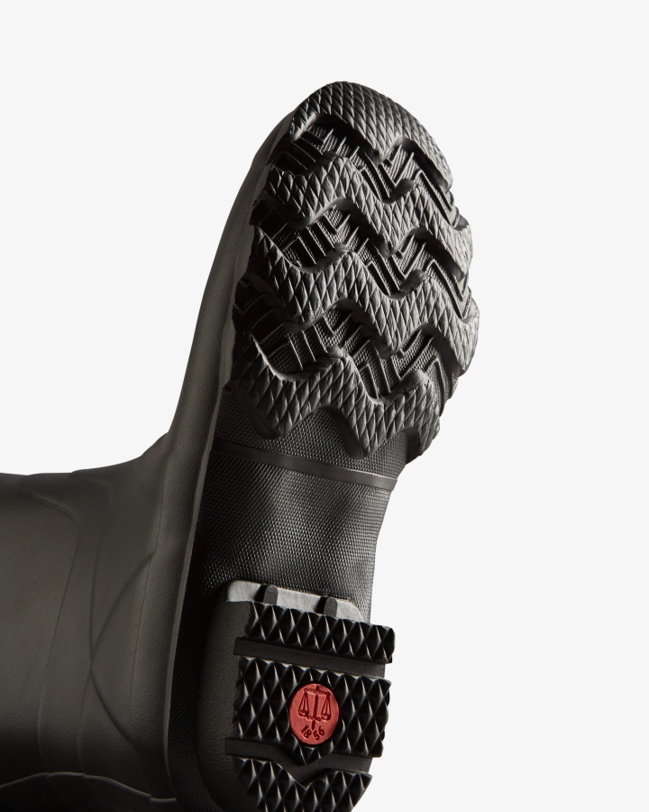 Damskie łowczyni Szeroka Nogawka Kalosze Hunter Czarne