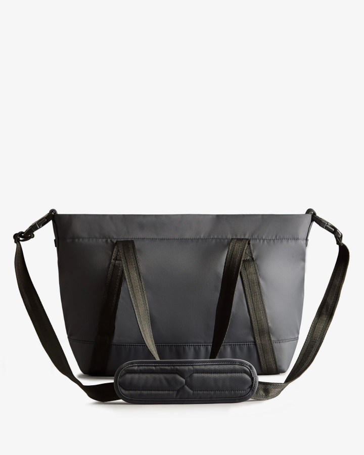 Hunter Nylonowa Torba Na Ramię Ze średnim Topem, Granatowa