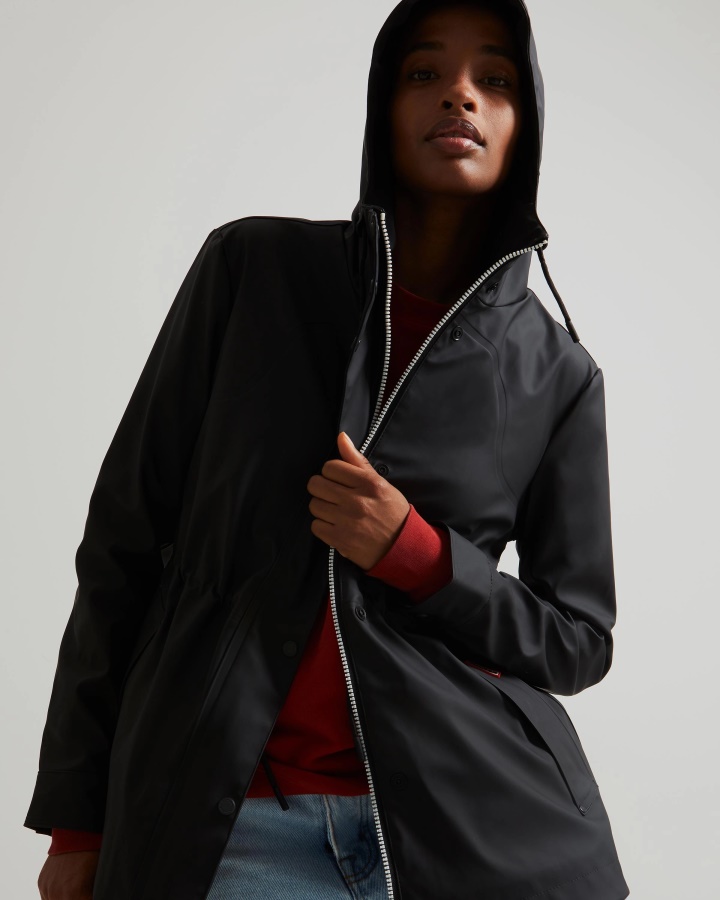 Lekka Wodoodporna Kurtka Damska Hunter Czarna