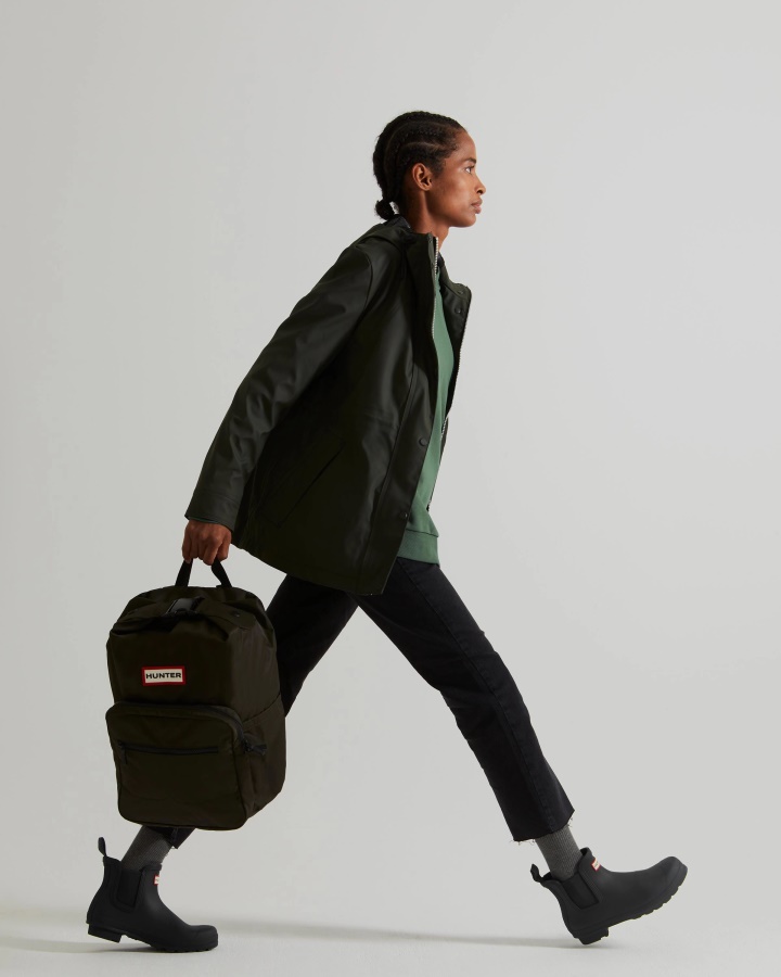 Lekka Wodoodporna Kurtka Damska Hunter Ciemna Oliwka