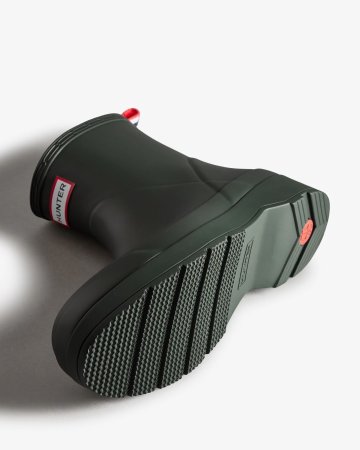 Hunter Męskie Buty Do Gry Krótkie Kalosze Arctic Moss Green