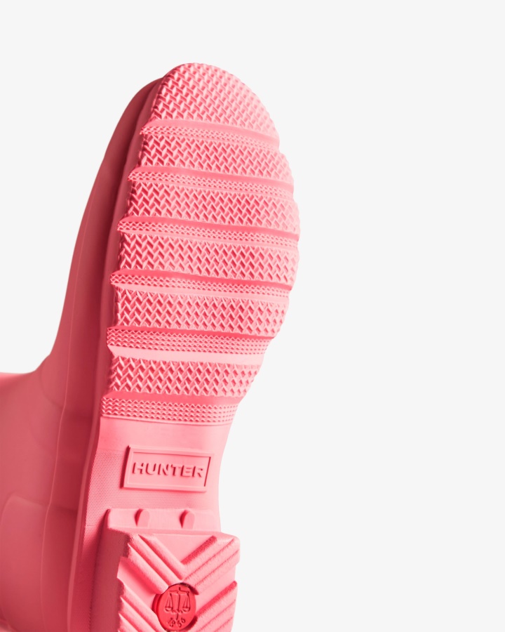 Hunter Damskie Regulowane Kalosze Z Krótkim Tyłem, Różowe Dreszcze