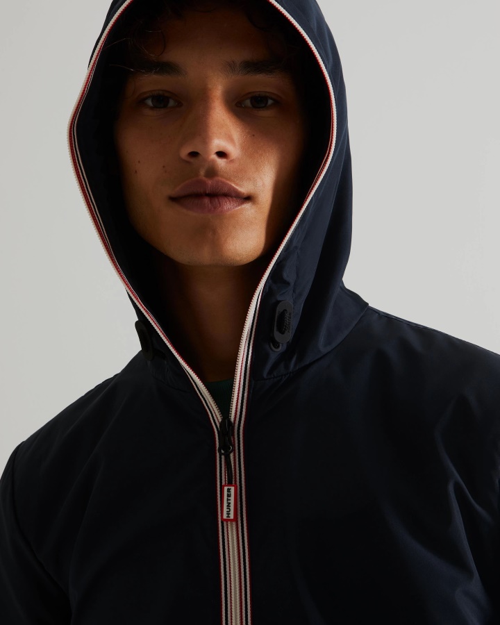 Lekka Męska Kurtka Do Pakowania Hunter Z Recyklingu W Kolorze Granatowym