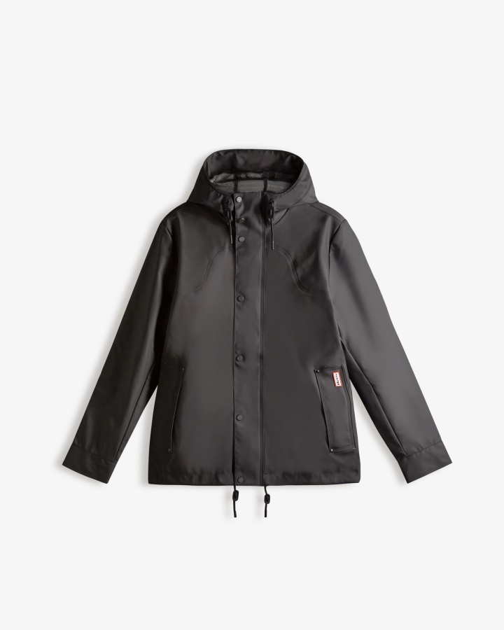 Lekka Wodoodporna Kurtka Męska Hunter Czarna