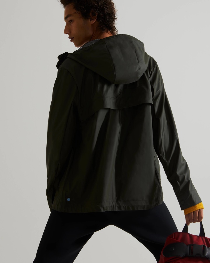 Lekka Wodoodporna Kurtka Męska Hunter Ciemna Oliwka