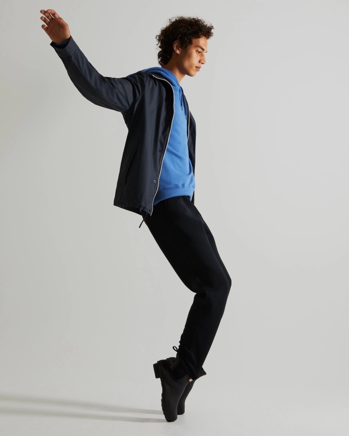 Lekka Wodoodporna Kurtka Męska Hunter Granatowa