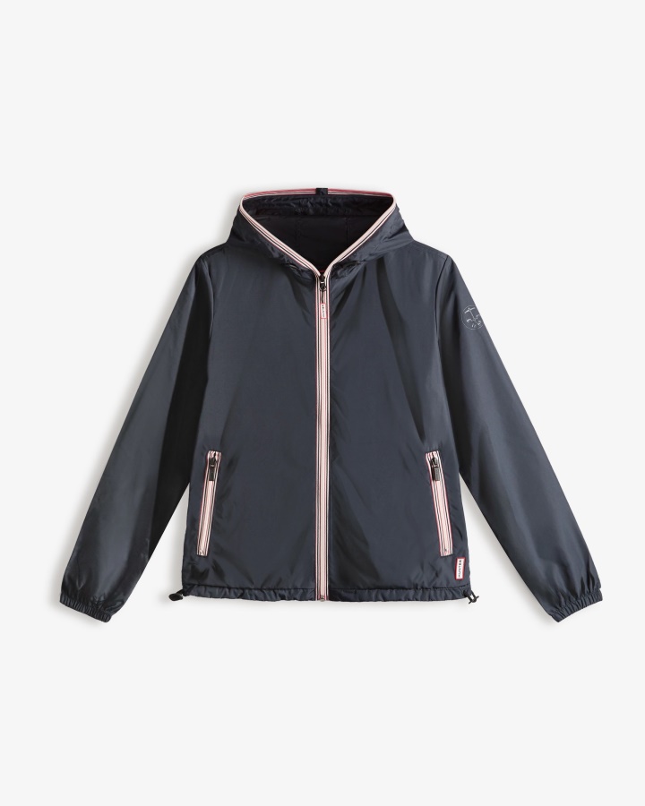 Lekka Kurtka Damska Hunter Z Recyklingu W Kolorze Granatowym