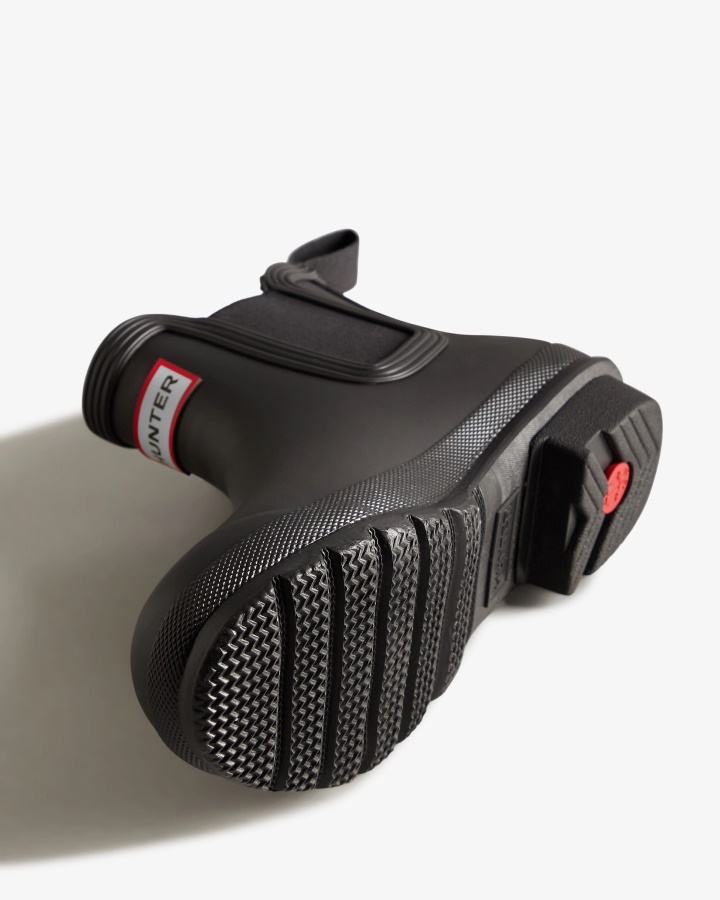 Oryginalne Męskie Buty Chelsea Hunter Czarne