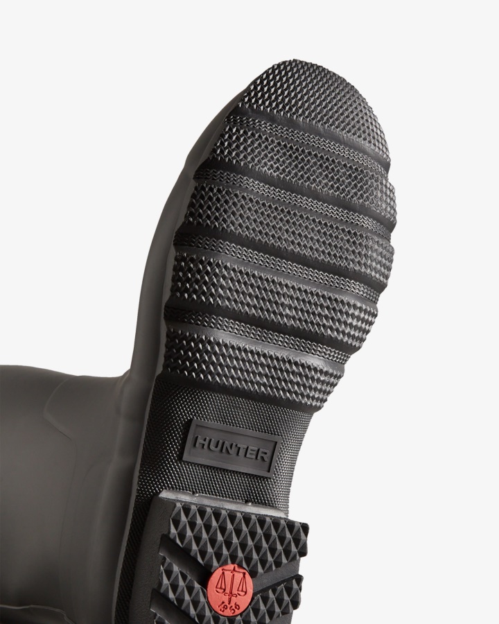 Oryginalne Męskie Wysokie Kalosze Hunter W Kolorze Czarnym