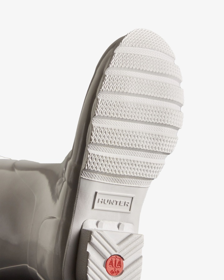 Hunter Damskie Oryginalne Krótkie Kalosze W Kolorze Białym