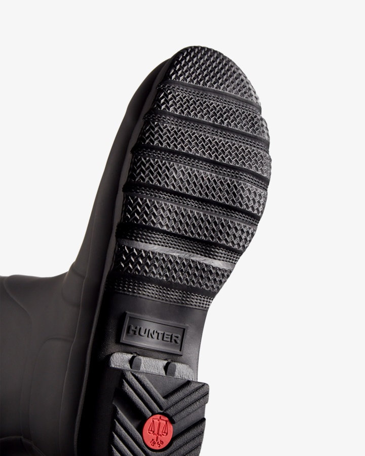 Oryginalne Krótkie Kalosze Damskie Hunter Czarne