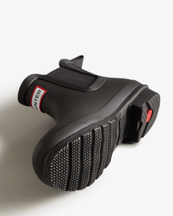 Ocieplane Damskie Buty Chelsea Hunter Czarne