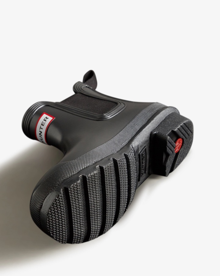 Hunter Damskie Nebula Chelsea Botki Czarne