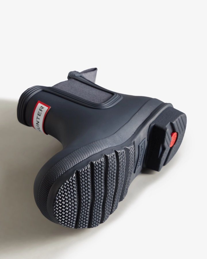 Oryginalne Damskie Botki Chelsea Hunter Granatowe