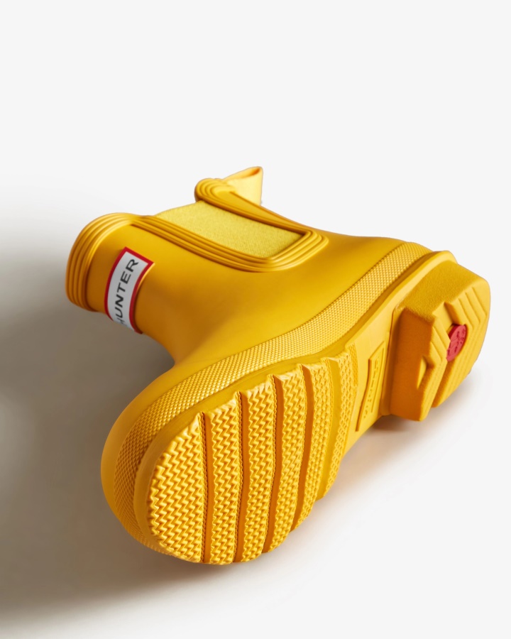 Oryginalne Damskie Buty Chelsea Hunter żółte