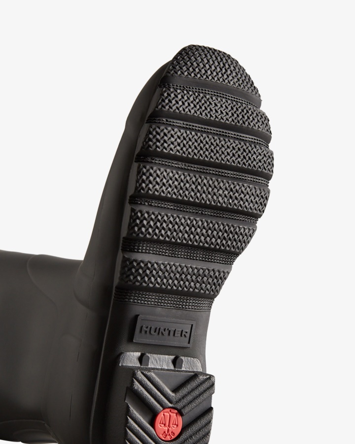 Hunter Damskie Regulowane Kalosze Z Wysokim Tyłem, Czarne