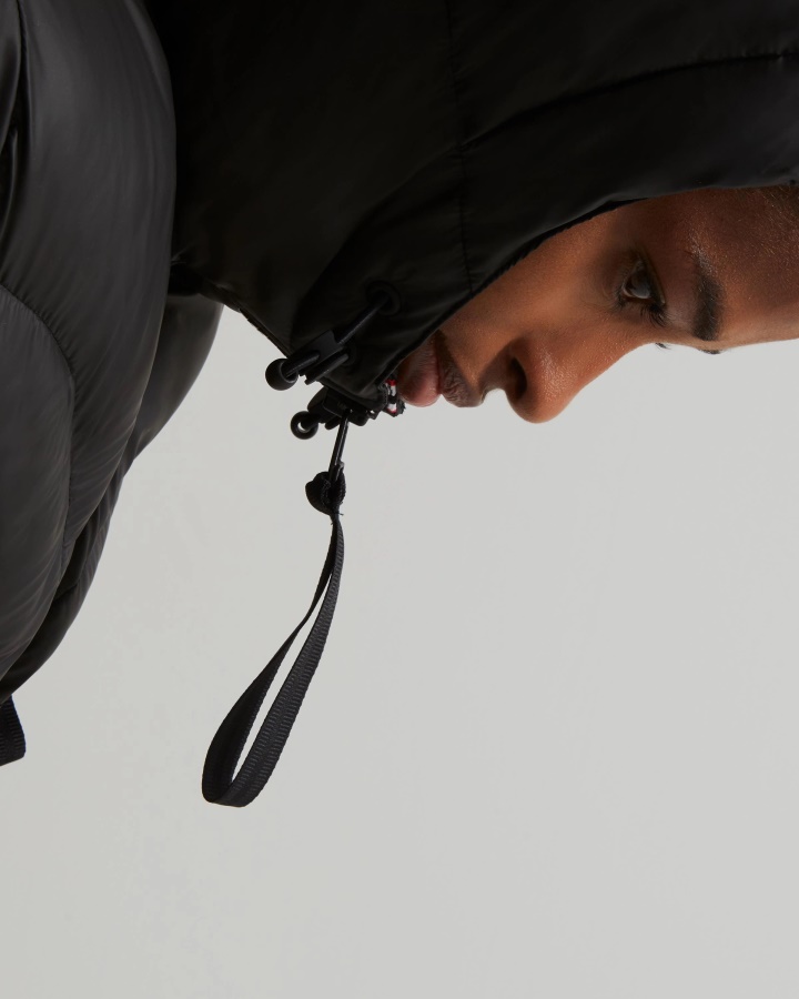 Ocieplana Damska Kurtka Puchowa Hunter Czarna