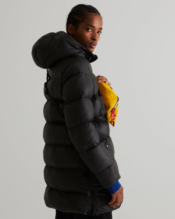 Ocieplana Damska Kurtka Puchowa Hunter Czarna