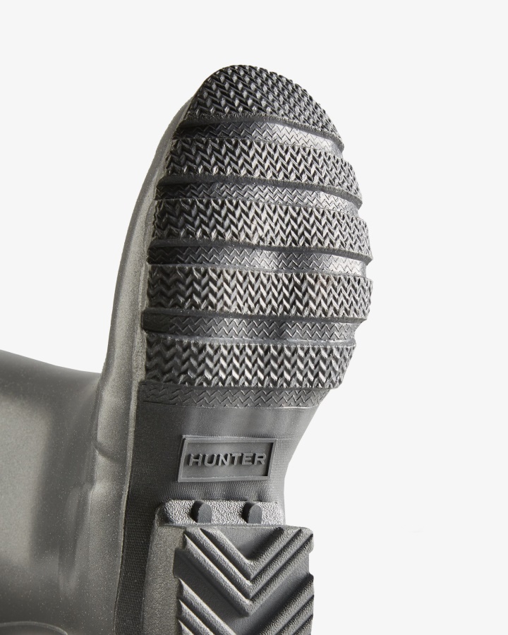 Hunter Duże Dzieci (5-11 Lat) Kosmiczne Kalosze Srebrne