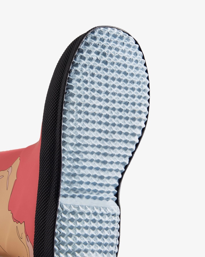 Hunter Kids First (18 Miesięcy-8 Lat) Buty Przeciwdeszczowe Z Nadrukiem Lodowym Polaris Pink