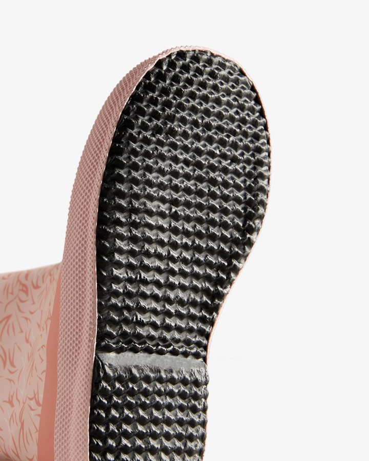 Hunter Kids First (18 Miesięcy-8 Lat) Kalosze Z Niedźwiedziem Polarnym Słony Róż