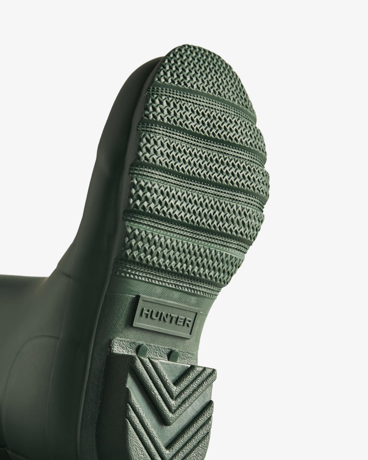 Hunter Oryginalne Duże Dzieci (5-11 Lat) Kalosze Hunter Zielone