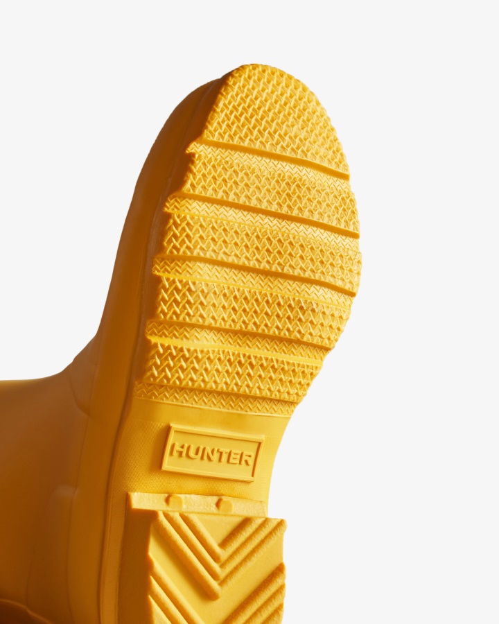 Hunter Oryginalne Duże Dzieci (5-11 Lat) Kalosze żółte