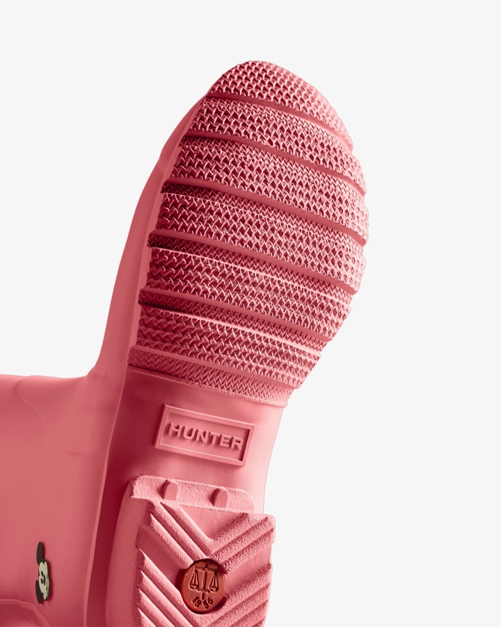 Hunter Damskie Disney Wysokie Kalosze Różowe Dreszcze