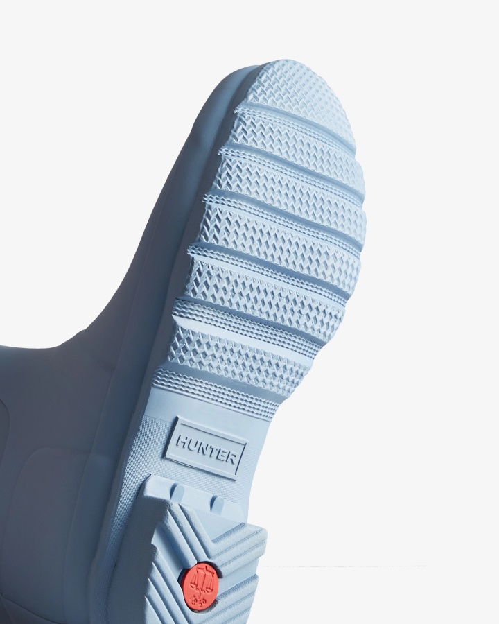 Damskie Regulowane Kalosze Z Krótkim Tyłem Hunter Bouvet Blue-balder Blue