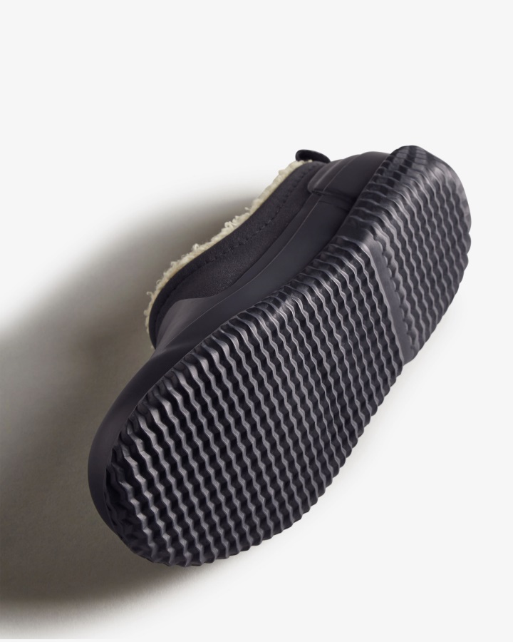 Hunter Duże Dzieci (5-10 Lat) Ocieplane Wegańskie Buty Z Owczej Skóry Hunter Navy