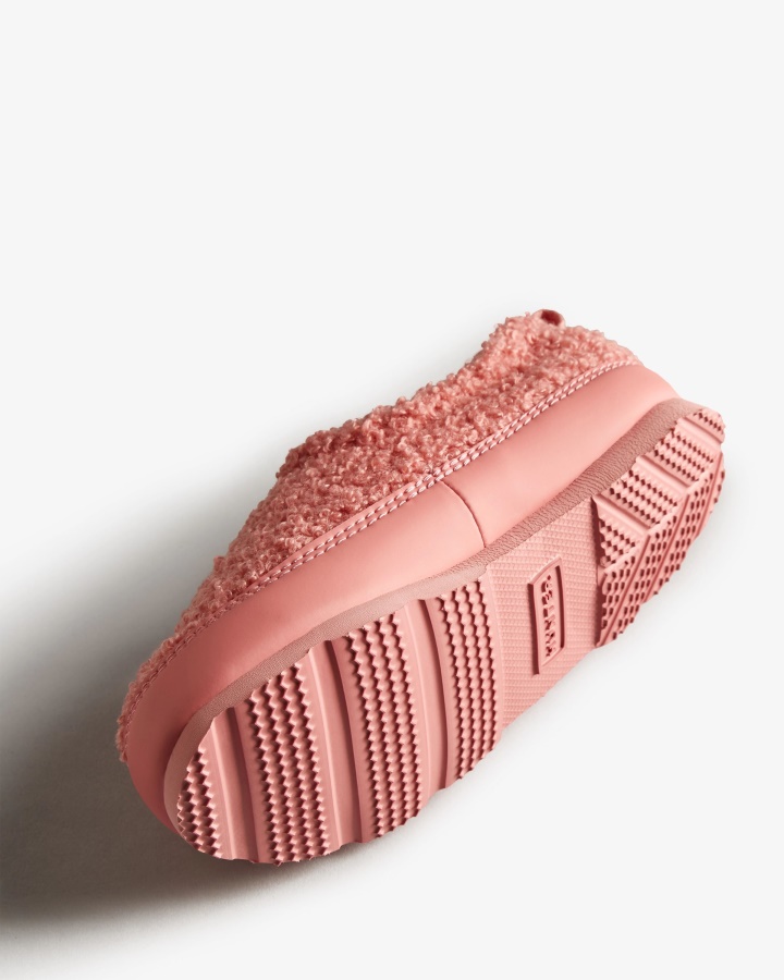 Hunter Małe Dzieci (18 Miesięcy-8 Lat) Izolowane Wegańskie Buty Z Owczej Skóry Hibiskus Różowy