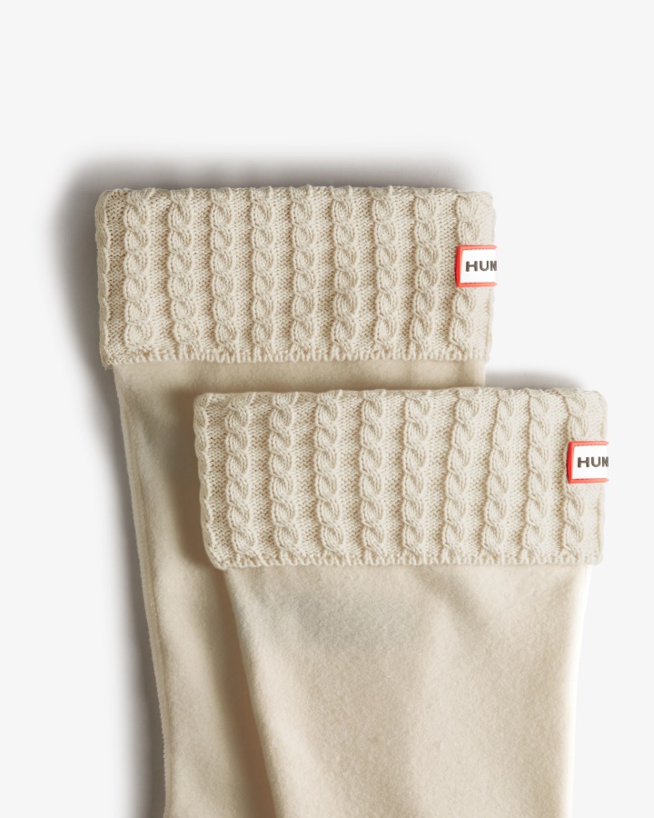 Wysokie Skarpety Myśliwskie Z Recyklingu Mini Z Dzianiny Z Mankietami