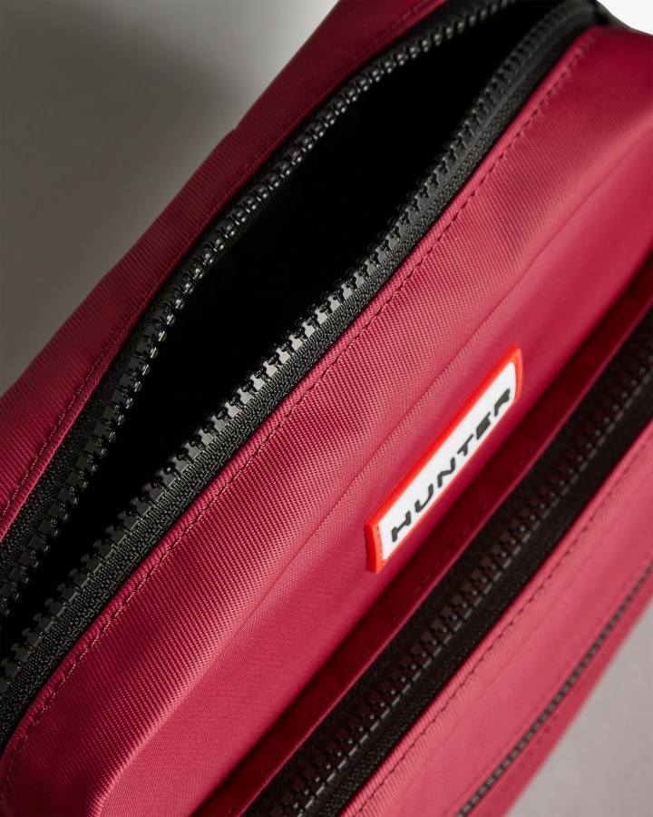 Hunter Nylonowa Torba Na Aparat Hayes Bordowy