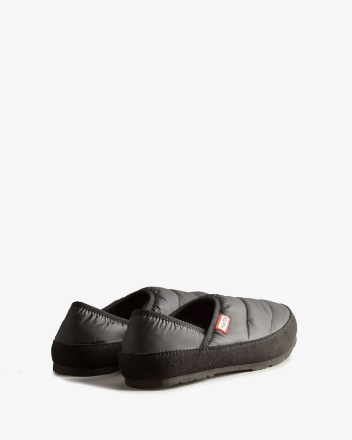 Hunter Damski Puchowy Pantofel Czarny