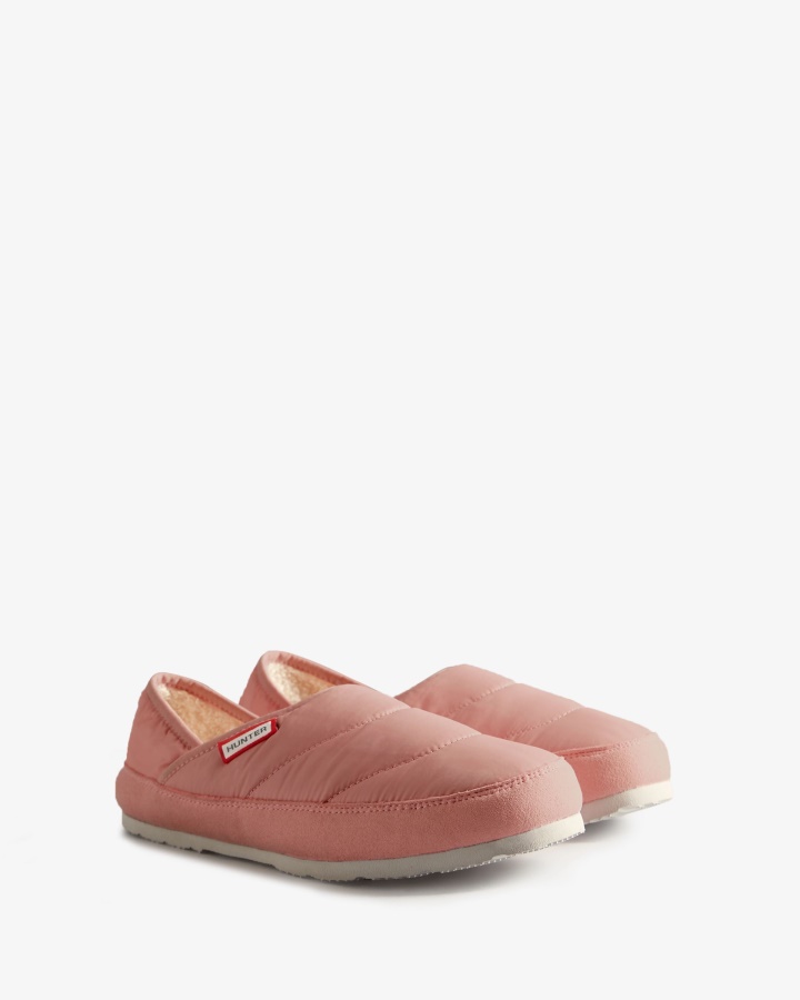 Hunter Damski Puffer Pantofel Drift Różowy