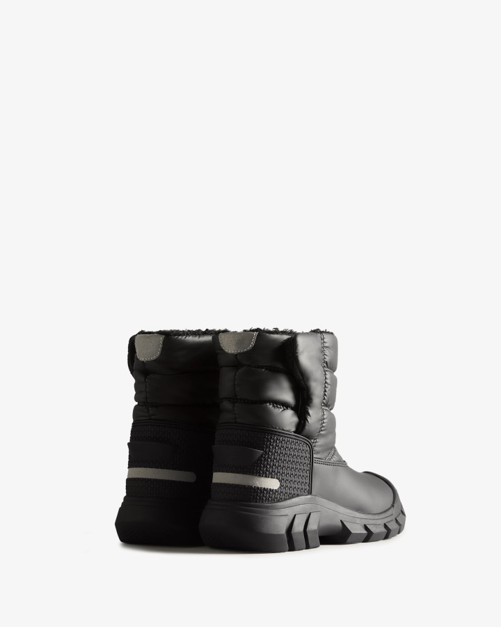 Hunter Duże Dzieci (5-10 Lat) Ocieplane śniegowce Czarne