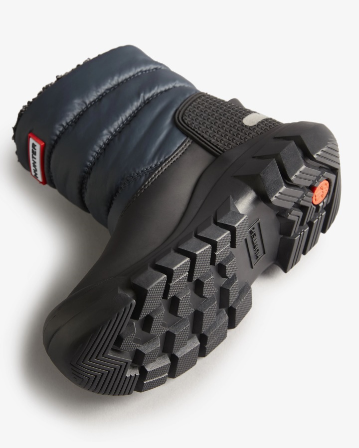 Hunter Little Kids (18 Miesięcy-6 Lat) Ocieplane śniegowce Granatowo-czarne