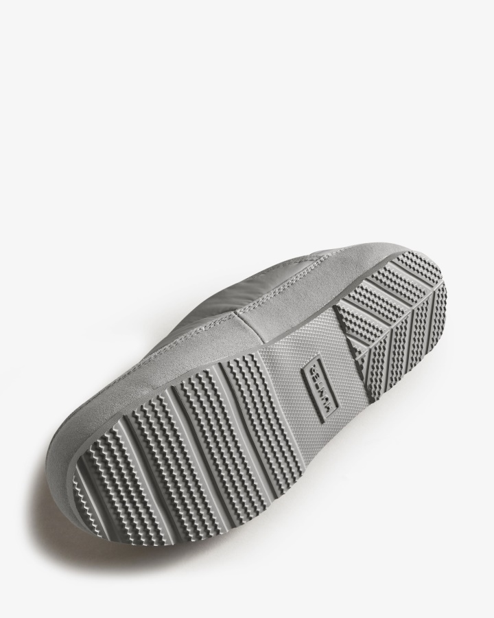 Hunter Damski Puffer Pantofel Tundra Szary