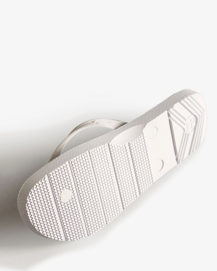 Klapki Damskie Białe Hunter