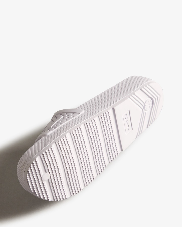 Lekkie Formowane Suwaki Damskie Hunter Białe