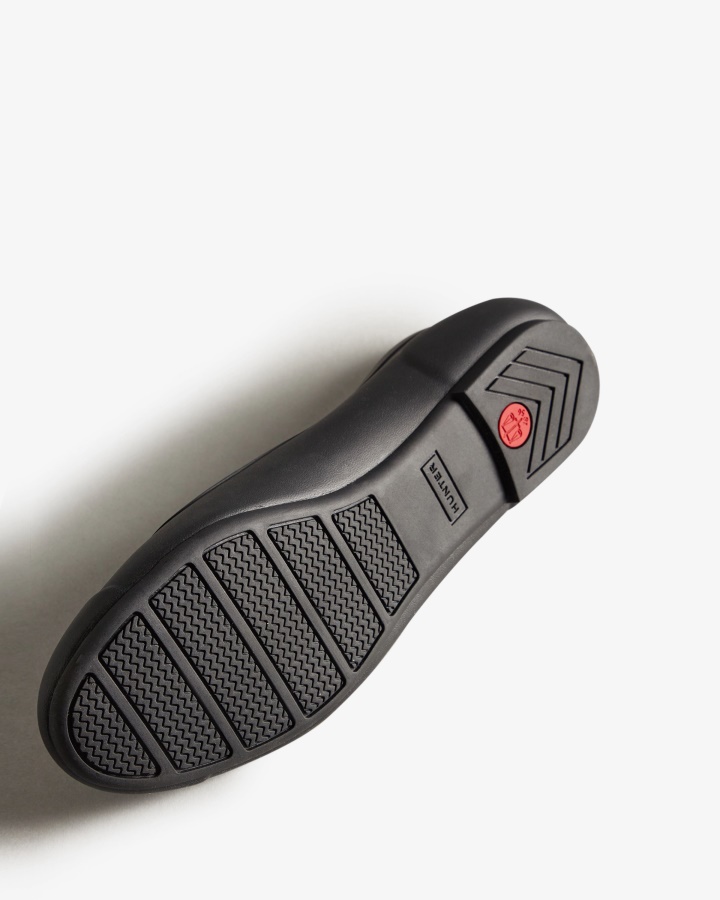 Hunter Damskie Baleriny Tournee Czarne