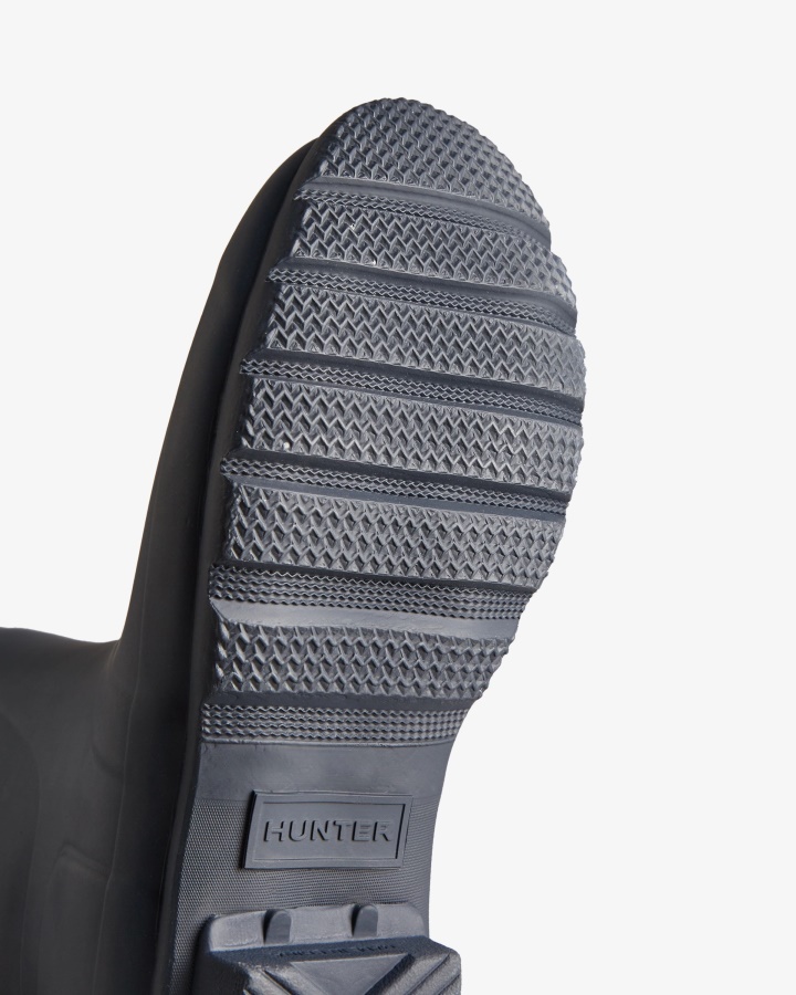 Hunter Damskie Regulowane Kalosze Z Wysokim Tyłem, Granatowe