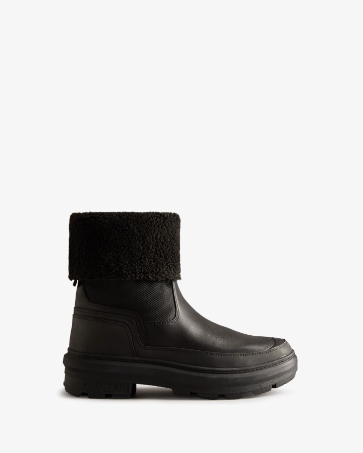 Hunter Damski Wigilia Zabójstw Krótki Czarny But Myśliwski